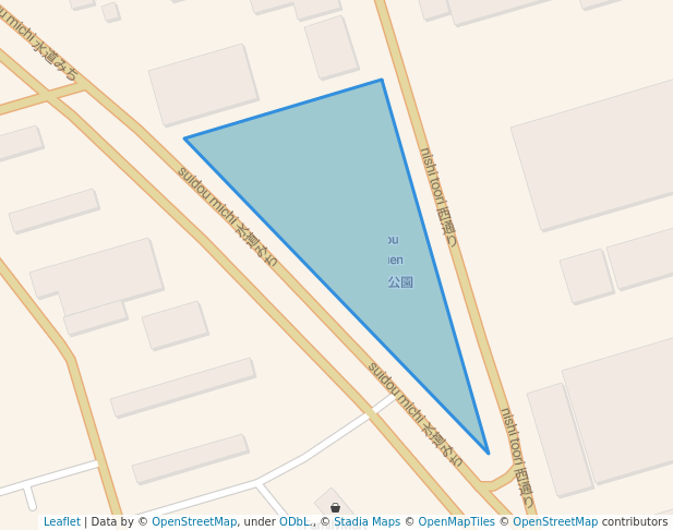 walking in 中津工業団地第2公園 map in Aikawa