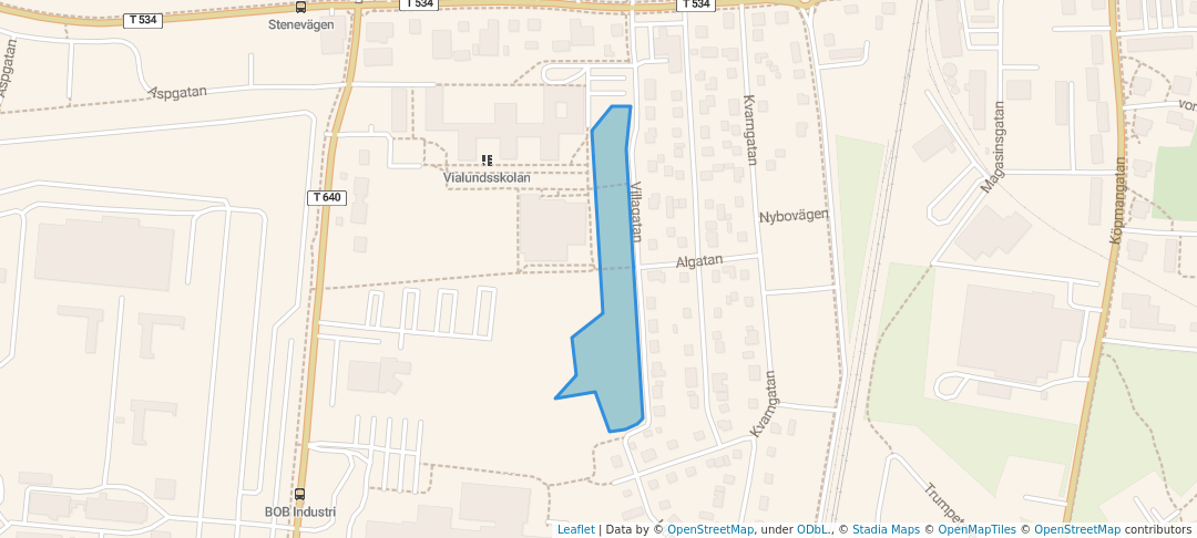 walking in Viaparken map in Kumla