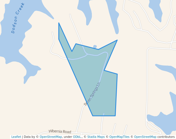 walking in Kerr Lake State Recreation Area map in Bullock