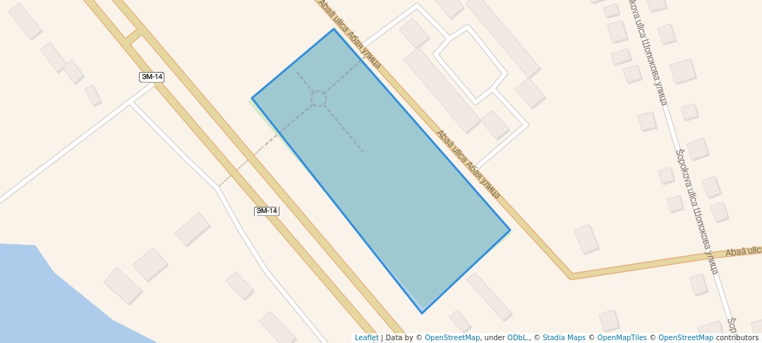 walking in детская площадка map in Ak-Jol