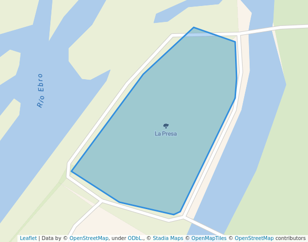 walking in La Presa map in Sartaguda