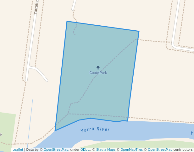 Coate Park in Alphington | Map and Routes
