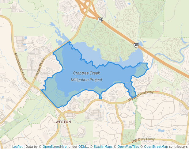 Crabtree Creek Watershed Project Site 23