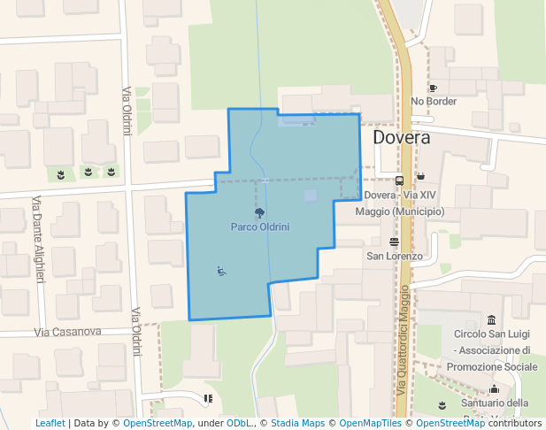 Parco Oldrini in Dovera | Map and Routes