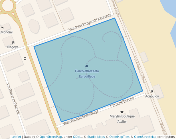 Parco attrezzato Eurovillage