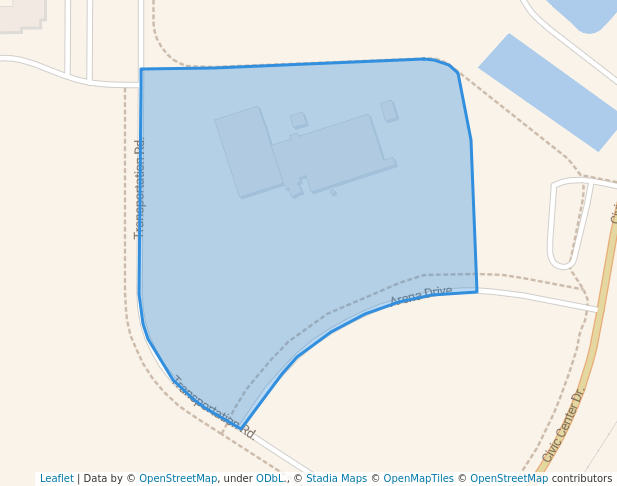 walking in Willmar Civic Center map in Willmar