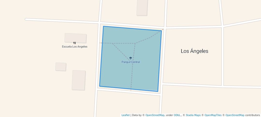 walking in Parque Central map in Malacatoya