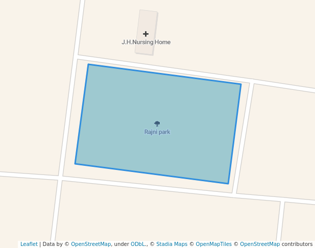 walking in Rajni park map in Patna