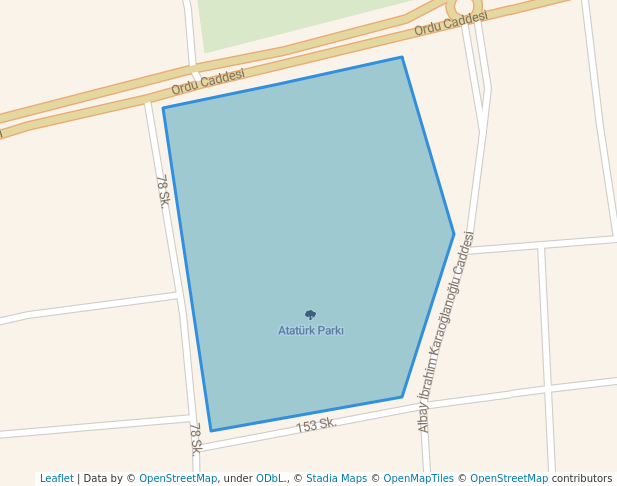 walking in Atatürk Parkı map in Nazilli