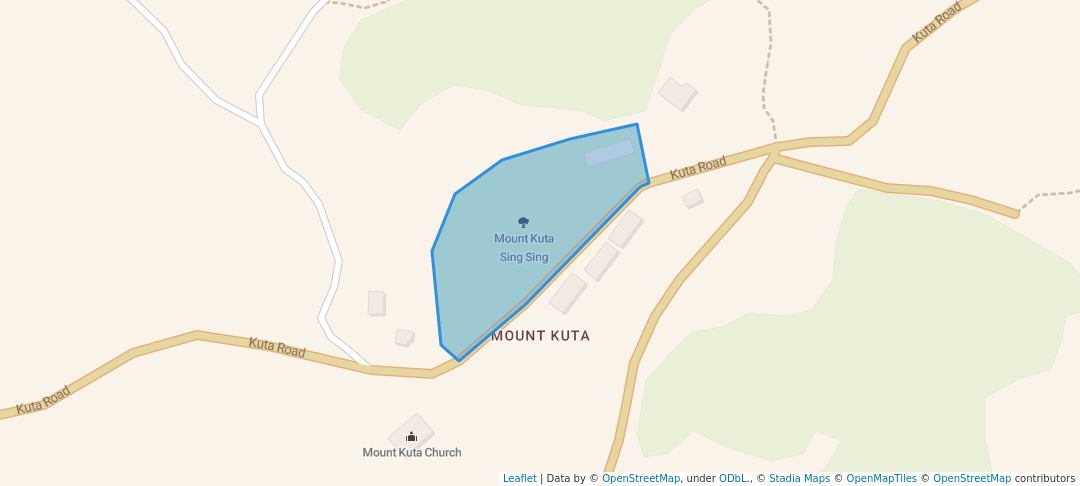 walking in Mount Kuta Sing Sing map in Mount Hagen