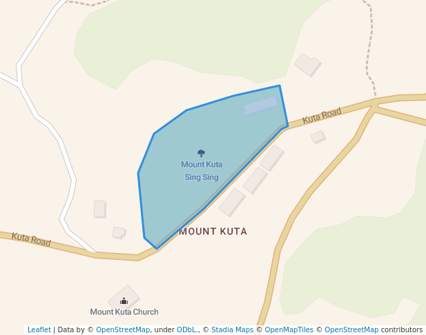 walking in Mount Kuta Sing Sing map in Mount Hagen
