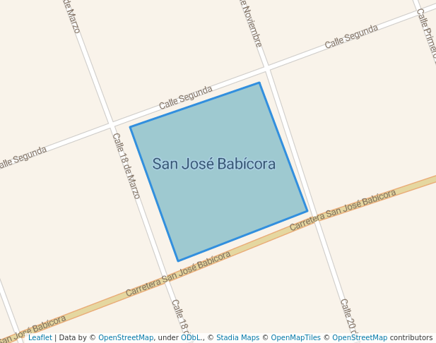 Plaza de San José Babícora