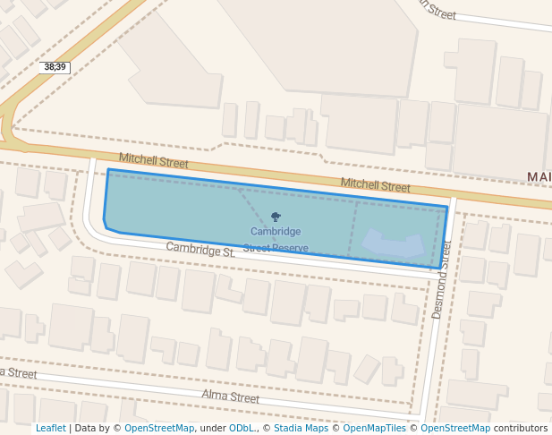 Cambridge Street Reserve