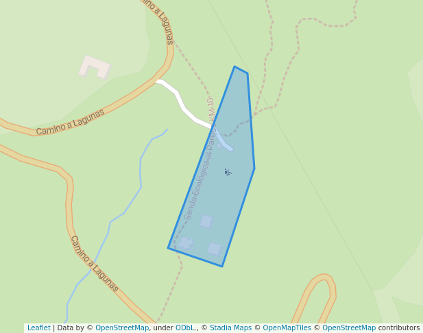 walking in Parque KM 10 Sacha Llajta map in Cochabamba