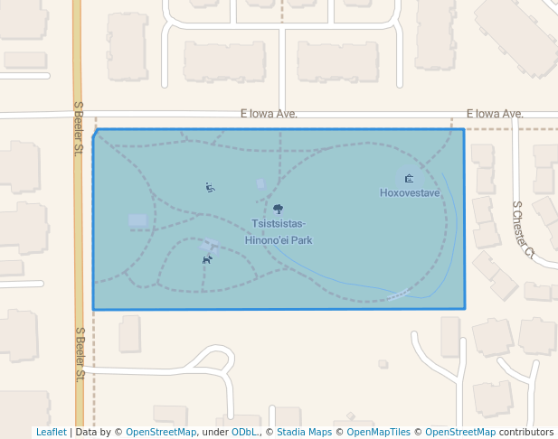 Tsistsistas-Hinono'ei Park