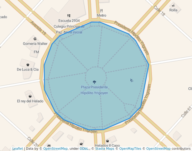 Plaza Presidente Hipólito Yrigoyen