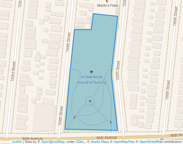 Ye Olde Burial Ground of Flushing