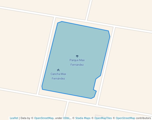 Parque Max Fernández in Sacaba | Map and Routes
