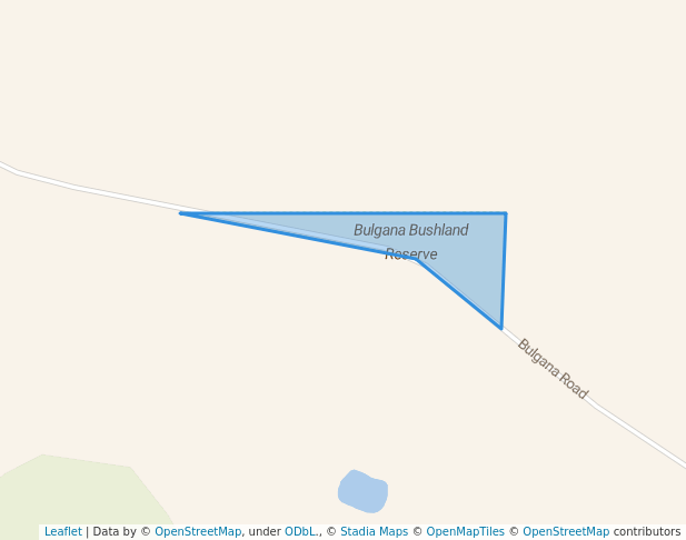 walking in Bulgana Bushland Reserve map in Navarre