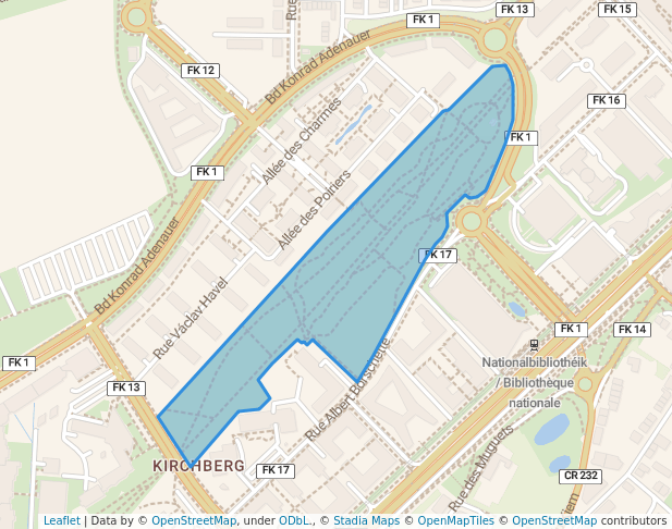 Arboretum Kirchberg - Parc Réimerwee