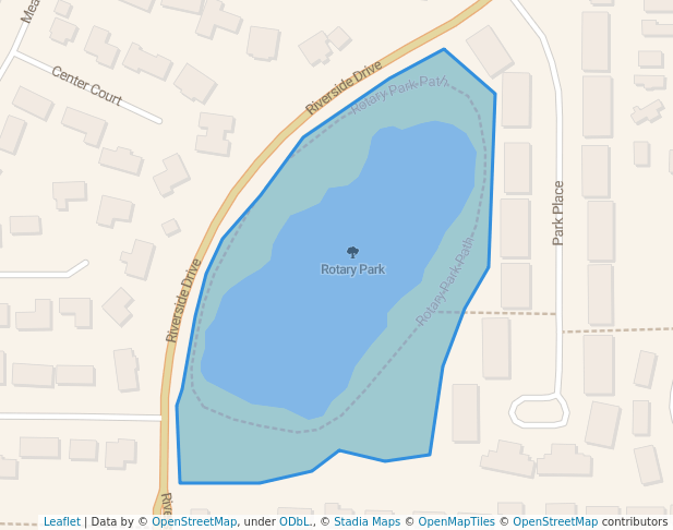 walking in Rotary Park map in Juneau