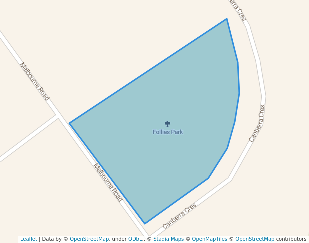 Follies Park in East Lindfield | Map and Routes