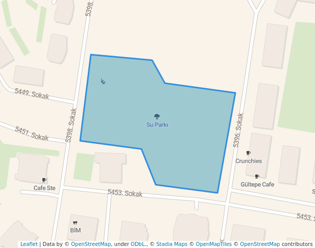 walking in Su Parkı map in Batman