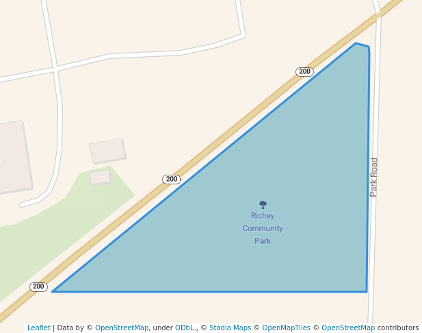 Richey Community Park in Richey | Map and Routes