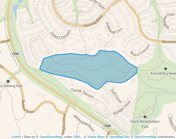 walking in Susan Campbell Reserve map in Wodonga