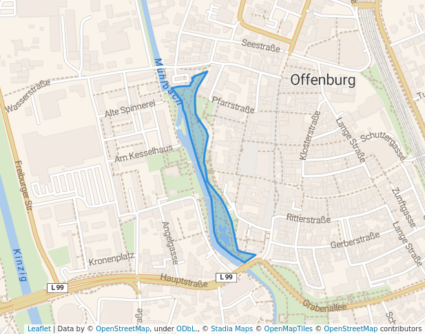 Zwingerpark in Offenburg | Map and Routes