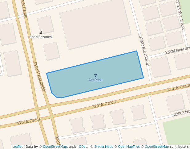 walking in Park map in Gaziantep