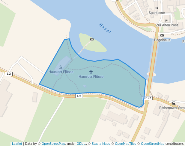 walking in Haus der Flüsse map in Havelberg