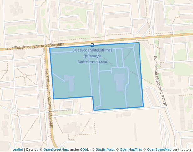 Парк дома культуры "Сибтекстильмаш"