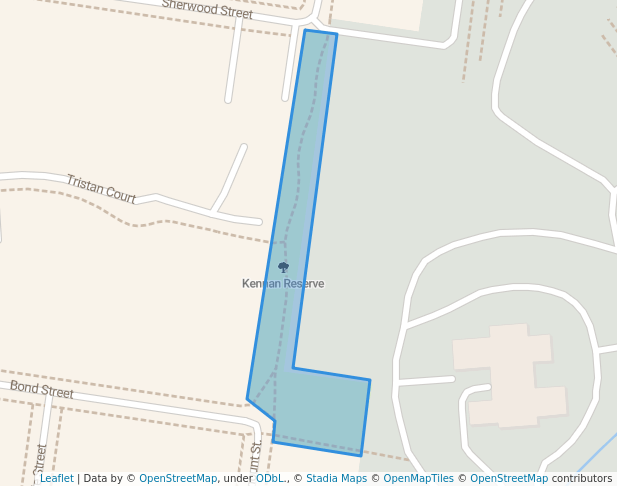 Kennan Reserve in Hadfield | Map and Routes