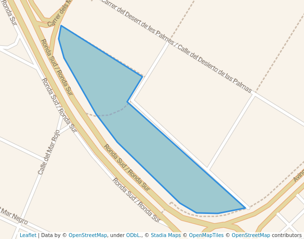 walking in Parque de Santa Rosa map in Castellón de la Plana
