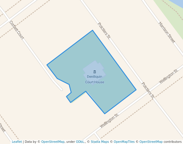 walking in Burchfield Park map in Deniliquin