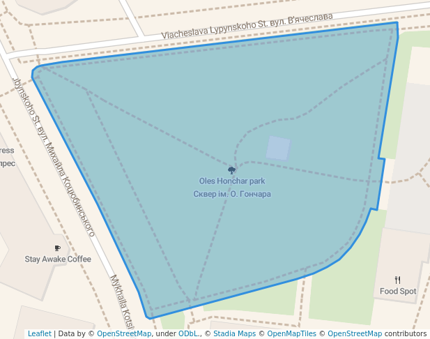 Oles Honchar park