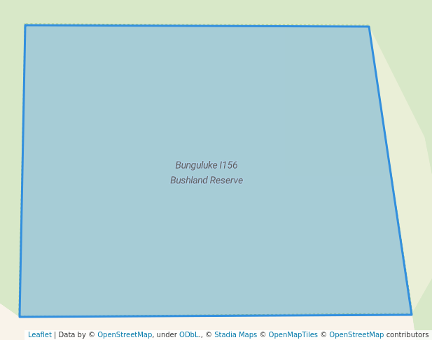 walking in Bunguluke I156 Bushland Reserve map in Jeruk