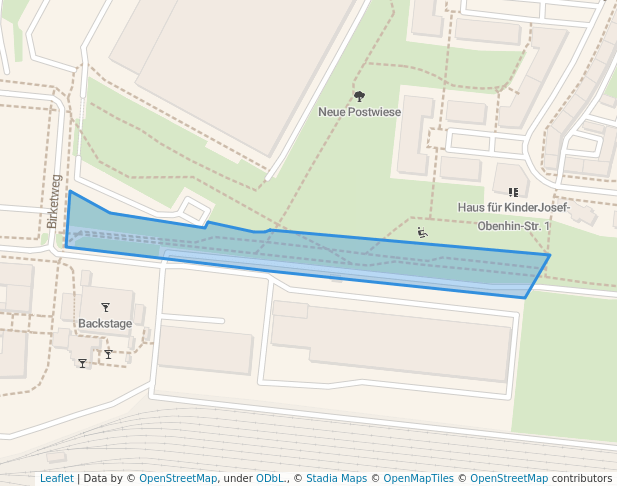 Grünanlage an der Richelstraße