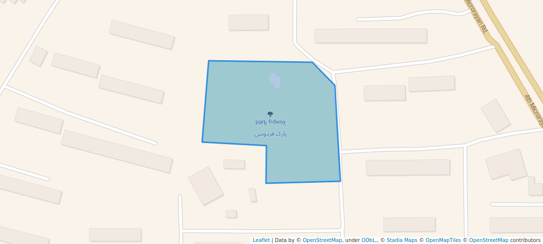 walking in پارک فردوسی map in Kabol