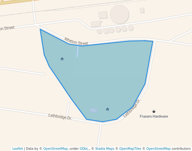 walking in Henry Mathieson Oval map in Narrandera