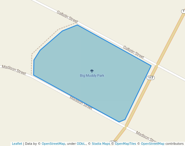 walking in Big Muddy Park map in Nashua