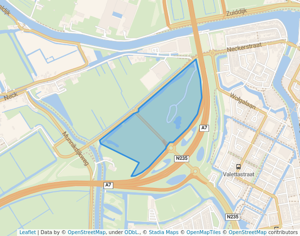 walking in Beusebos map in Purmerend