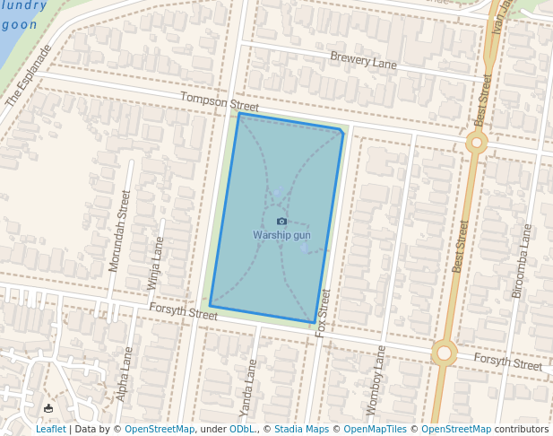 walking in Collins Park map in Wagga Wagga