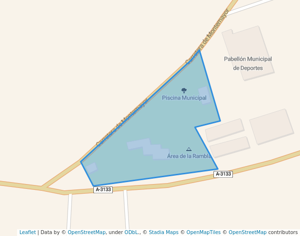 Piscina Municipal in La Rambla | Map and Routes