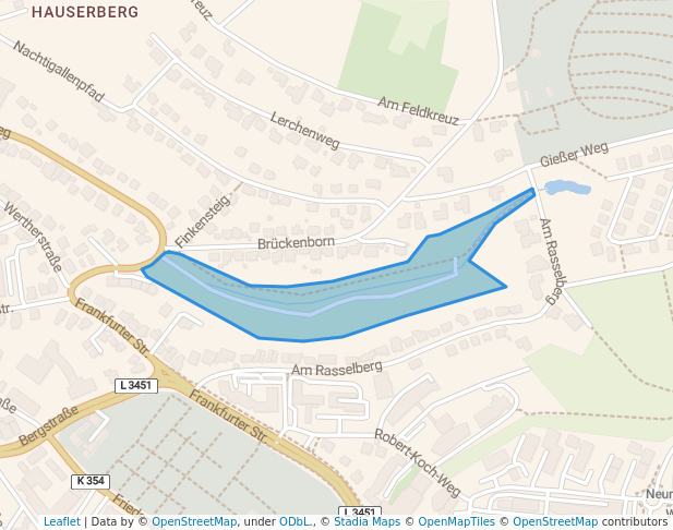 walking in IlmenauAnlage map in Wetzlar