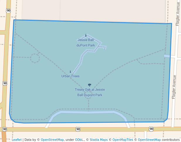 Treaty Oak at Jessie Ball Dupont Park