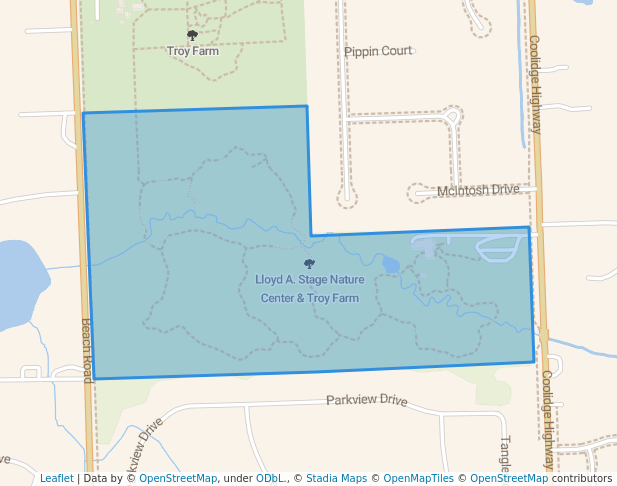 Lloyd A. Stage Nature Center & Troy Farm