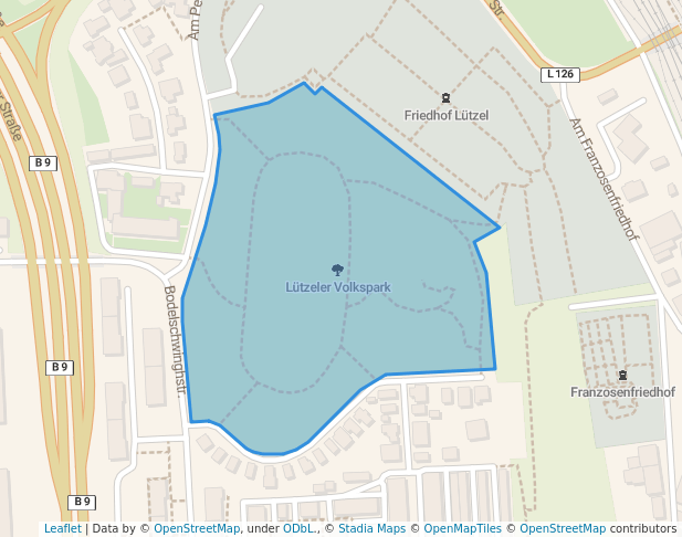 walking in Lützeler Volkspark map in Koblenz