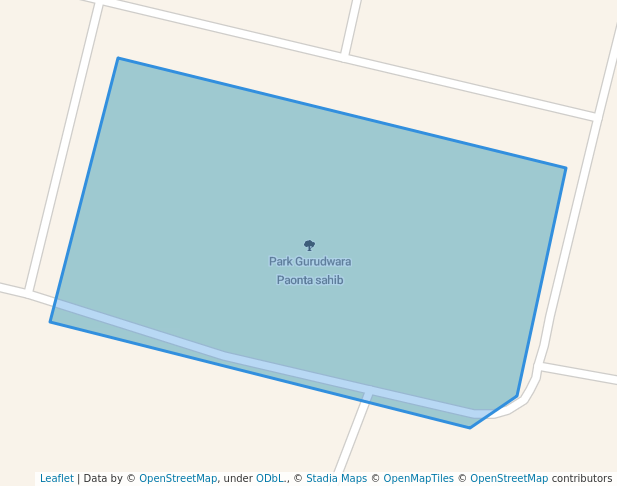 Park Gurudwara Paonta sahib